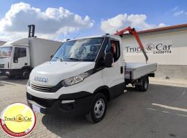 IVECO DAILY 35 C 14 – 2020 – CASSONATO CON GRU FASSI – EURO 6