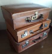 Valige vintage da collezione  in materiali e dimensioni   varie