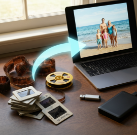 Conversione Digitale di Diapositive, Negativi Fotografici e Pellicole a Palermo