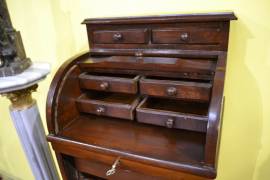 schedario classificatore a serrandina con piano si scrittura a rullo