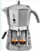 Bialetti macchina da caffe espresso manuale cialde /capsule Mokona Silver 