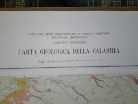 ATLANTE GEOLOGICO DELLA CALABRIA ANNO 1959 CON 124 CARTE GEOLOGICHE 1:25000 