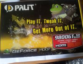 Scheda video Palit GeForce 9800 GT Memoria video: 1GB. 