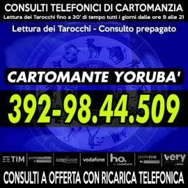 Il Cartomante Yorubà esegue consulenze esoteriche con lettura dei Tarocchi!