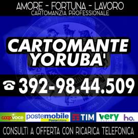 YORUBA' il Cartomante: consulenze esoteriche con offerta libera!