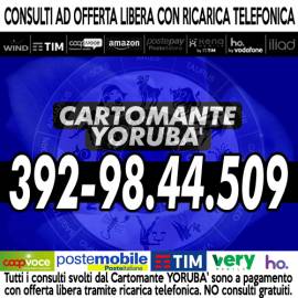 YORUBA' il Cartomante: consulenze esoteriche con offerta libera!