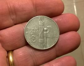 Moneta 2 lire 1924