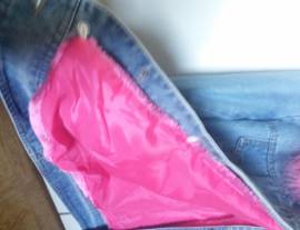 Giubbino di Jeans donna con rivestimento interno sfoderabile