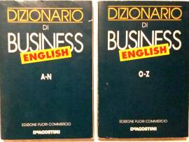 Dizionario di Business English in 2 volumi Ed. fuori commercio De Agostini, Novara, 1994 perfetto 