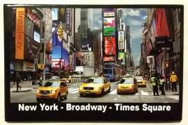 New York Broadway Times Square Magnete frigorifero ricordo viaggio Souvenir nuovo