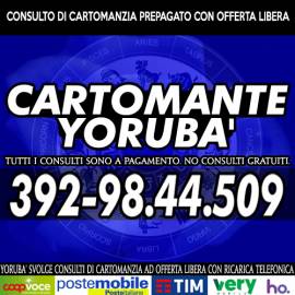 CONSULTI A BASSO COSTO CON YORUBA' - IL CARTOMANTE YORUBA' SVOLGE CONSULTI AL TELEFONO
