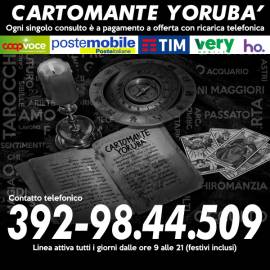 Cartomanzia per problemi d'amore: il Cartomante YORUBA' - Consulto telefonico