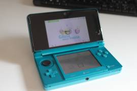 Console portatile Nintendo 3ds aqua blue usata funzionante da collezione