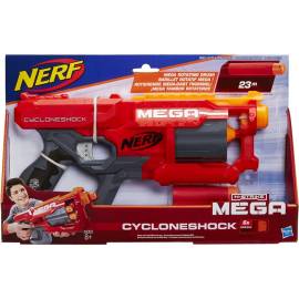 Hasbro Nerf Mega Cycloneshock, Blaster con Dardi