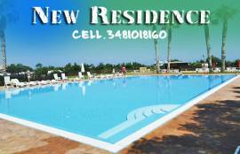 New recidence con piscina e spiaggia