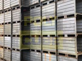 Pallet bancali metallici con sponde