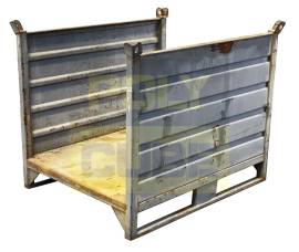 Pallet bancali metallici con sponde