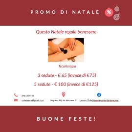 promozione  natale 2023 studio colle  massoterapia 