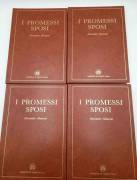 I Promessi sposi di Alessandro Manzoni cofanetto in pelle con 4 volumi Ed.Gabriele Di Marco, 1984