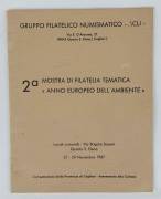 Libro 2a Mostra di filatelia tematica"Anno Europeo dell'ambiente 21-24 Novembre, Quartu S.Elena