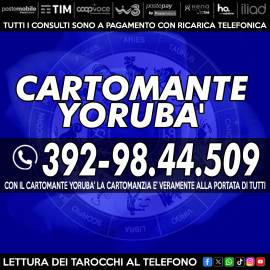 Il Cartomante Yorubà è presente anche su: Facebook, Instagram, Youtube, Tiktok, WhatsApp e X