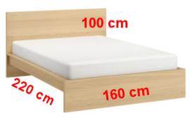 Letto matrimoniale Ikea MALM + Materasso