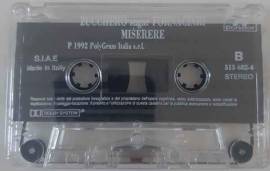 Musicassetta MC Zucchero Sugar Fornaciari-Miserere Etichetta: Polydor – 513 682-4