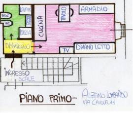 Alzano Lombardo, mq. 30, monolocale arredato, lavatrice, termoautonomo, vicino ospedale 