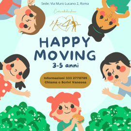 Corso di Happy Moving per Bambini 3-5 anni