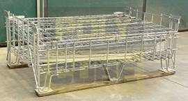 Ceste pieghevoli in filo metallico
