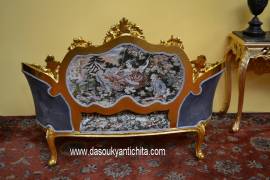 Divano sofà corbeille stile Luigi XV rococò