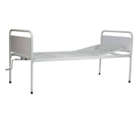 RETE ORTOPEDICA in acciaio verniciato bianco a manovella 