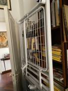 RETE ORTOPEDICA in acciaio verniciato bianco a manovella 