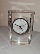 Orologio da Scrivania con logo di CANALE 5 (periodo Fininvest). Movimento al quarzo con cassa in Ple