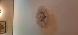 LAMPADARIO MURANO BAROVIER & TOSO DIAM 60 CM. FOGLIE BIANCHE  BELLISSIMOOOO!!!  VENDO AD EURO 1.