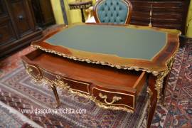 Scrittoio da centro stile Luigi XV Bureau plat cm110