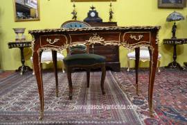 Scrittoio da centro stile Luigi XV Bureau plat cm110