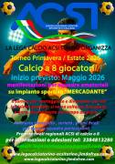 Torneo Primavera 2026 di calcio a 8 in Torino con iscrizione gratuita.