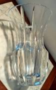 Grande vaso cristallo vintage con scanalaure e bocca larga dimensini altezza cm. 26 diametro bocca c