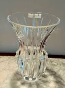 Grande vaso cristallo vintage con scanalaure e bocca larga dimensini altezza cm. 26 diametro bocca c