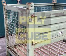 Contenitori industriali in rete metallica usati