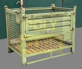 Contenitori industriali in rete metallica usati