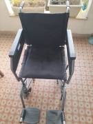 CARROZZINA DISABILI PIEGHEVOLE SLIM A RUOTE GRANDI