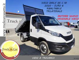 RIF.1203 IVECO DAILY 35 C 18 – 2020 – CON MOTORE NUOVO ORIGINALE IVECO CON GARANZIA – CASSONE RIBALT