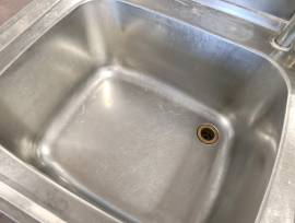 LAVATOIO DOPPIA VASCA E RUBINETTERIA USATO 