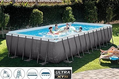 Piscina fuoriterra Intex 26364 Ultra XTR Frame rettangolare cm 732x366x132 Rotex