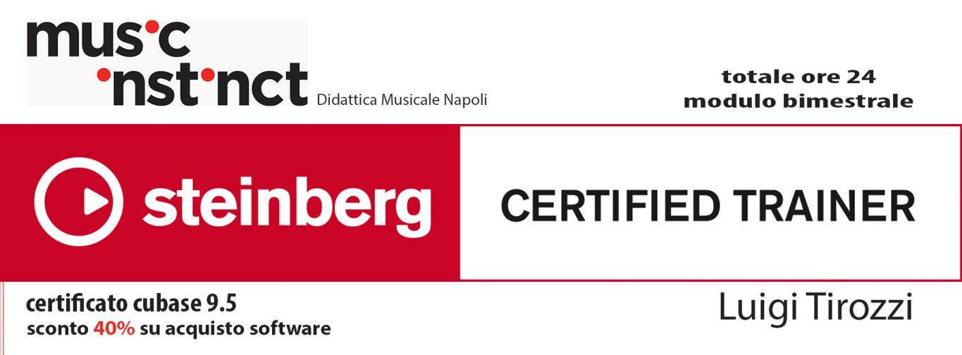 Corso Cubase Steinberg Certificato