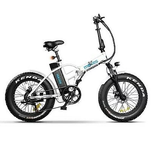 BICI BIKE BICICLETTA ELETTRICA PIEGHEVOLE PEDALATA ALLUMINIO 250 W ICONE FAT BIK