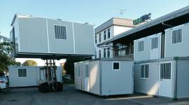 CONTAINER COIBENTATO UNIMEC CON ARREDAMENTO INTERNO