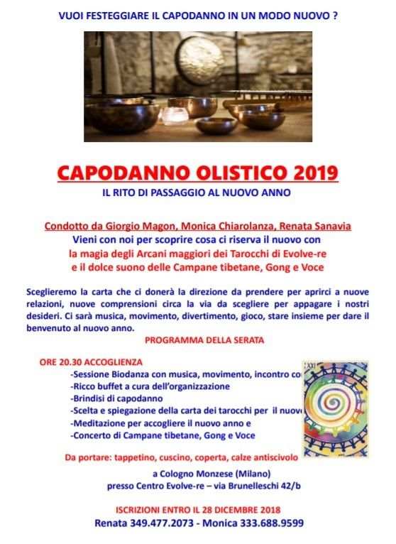 FESTEGGIA CON NOI IL CAPODANNO 2019